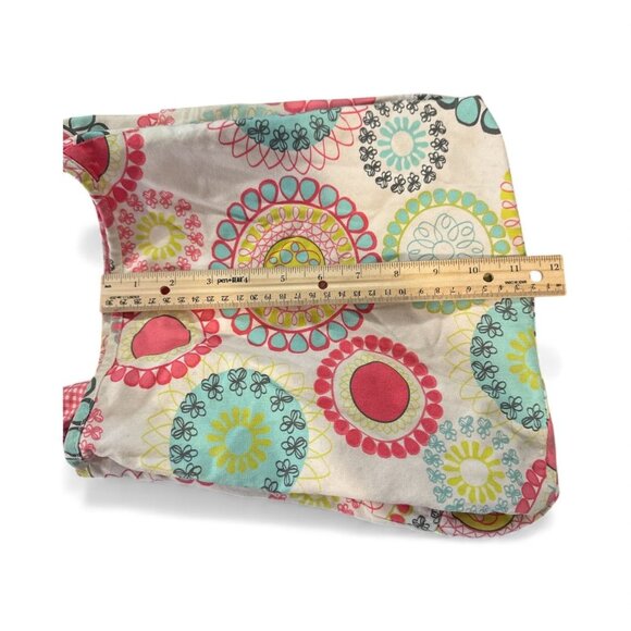 Thirty-One Colorful Boho Print Cotton Canvas Crossbody Bag With Adjustable Strap - Picture 5 of 10